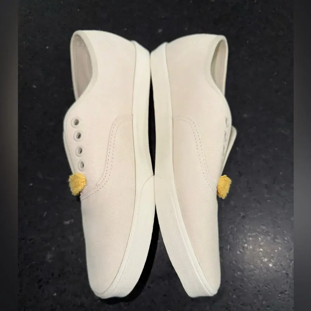 NEW Vans Authentic Beige Lowpro Fat Lace Yarrow Skate Shoes Women’s Size 9